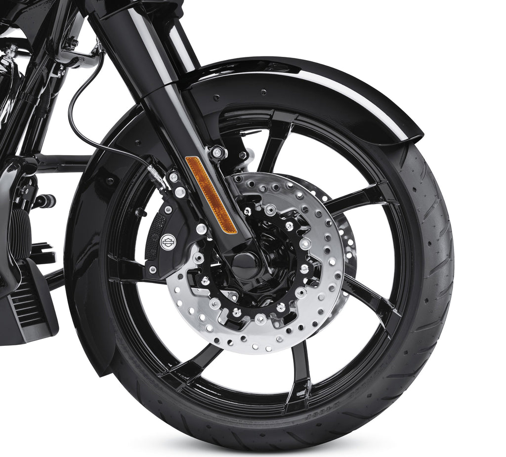 Vivid Black Custom Wrapped Front Fender