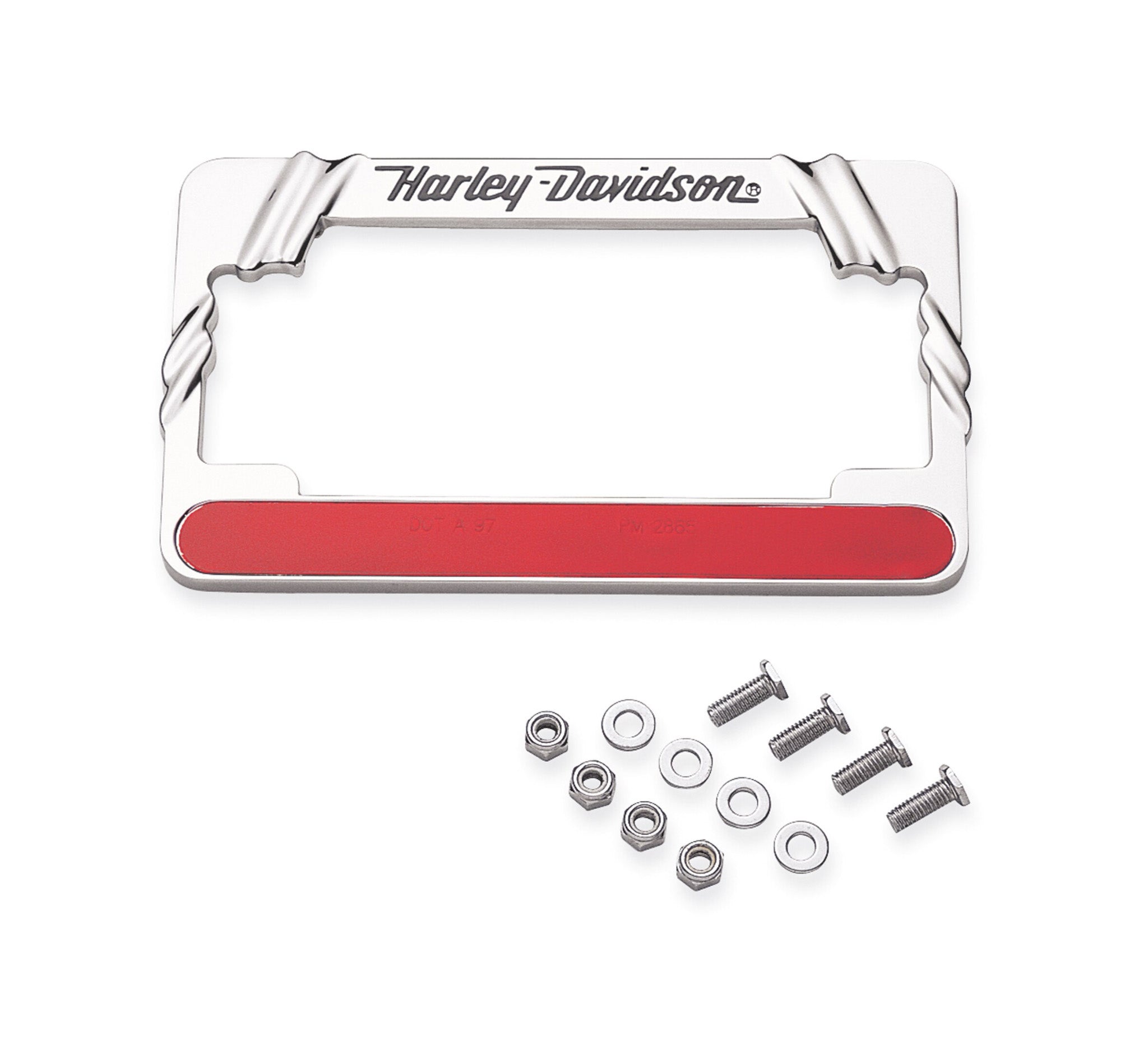 Script License Plate Frame