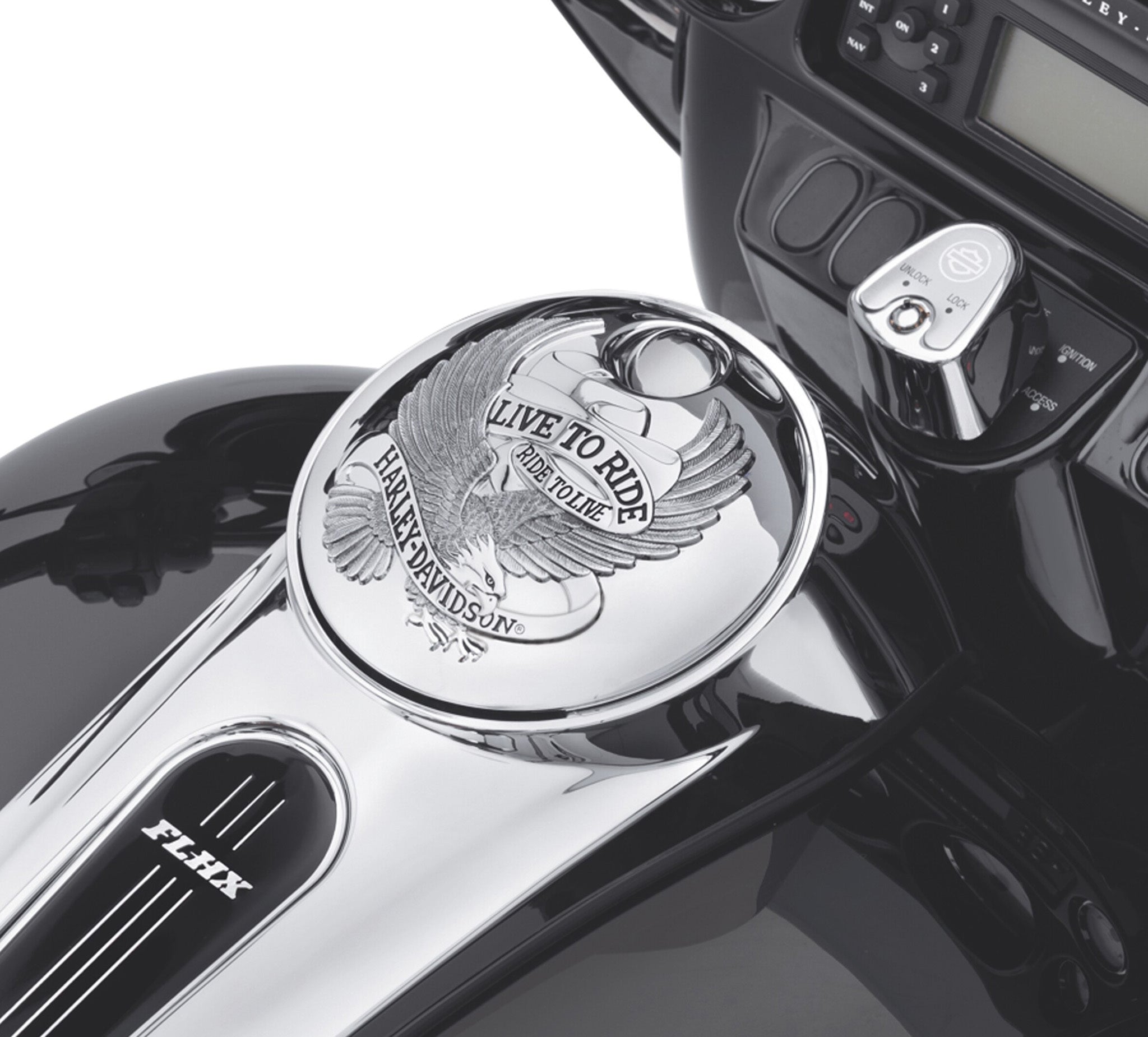 Live To Ride Fuel Tank Console Door