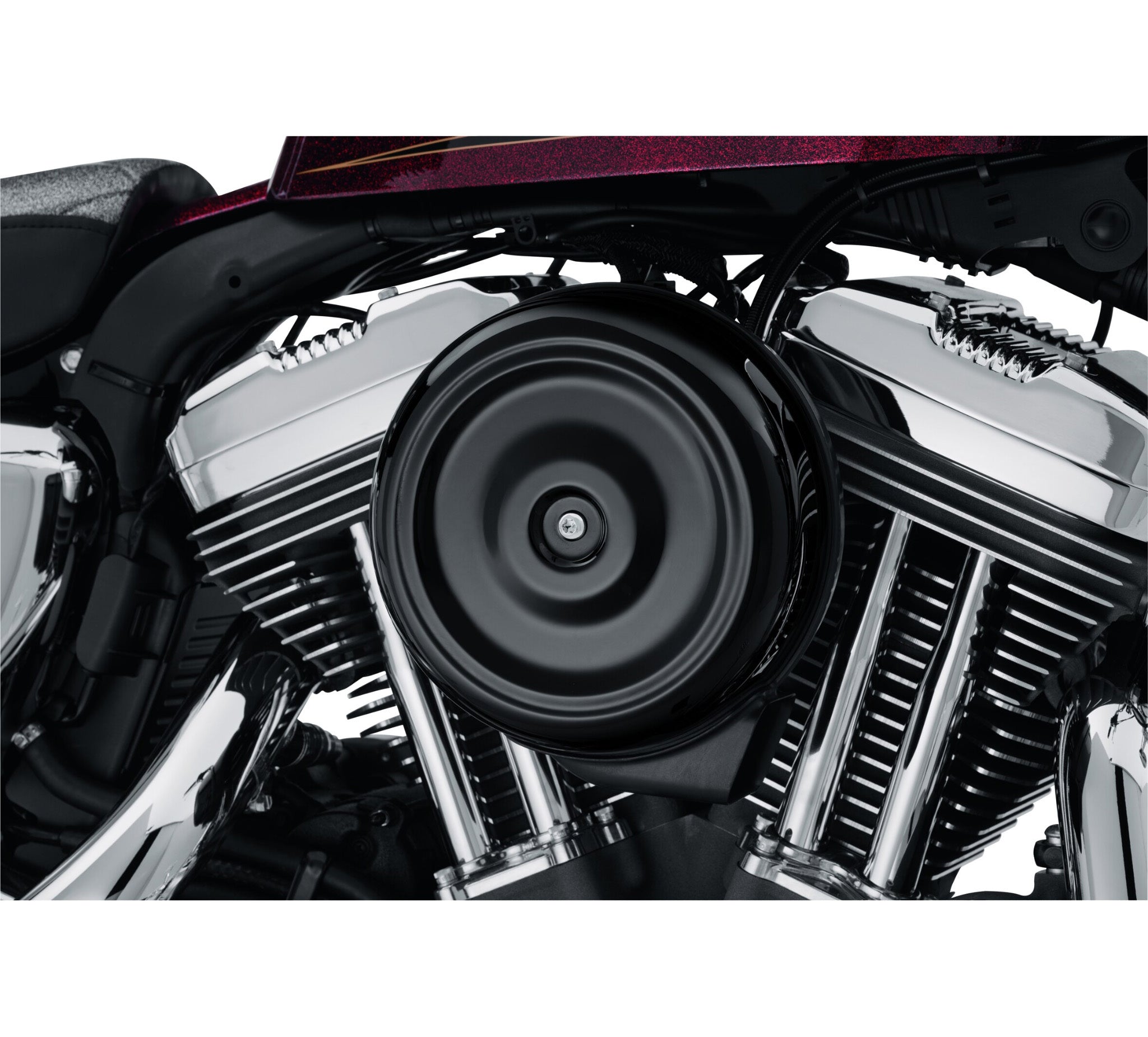 Bobber-Style Round Air Cleaner Cover