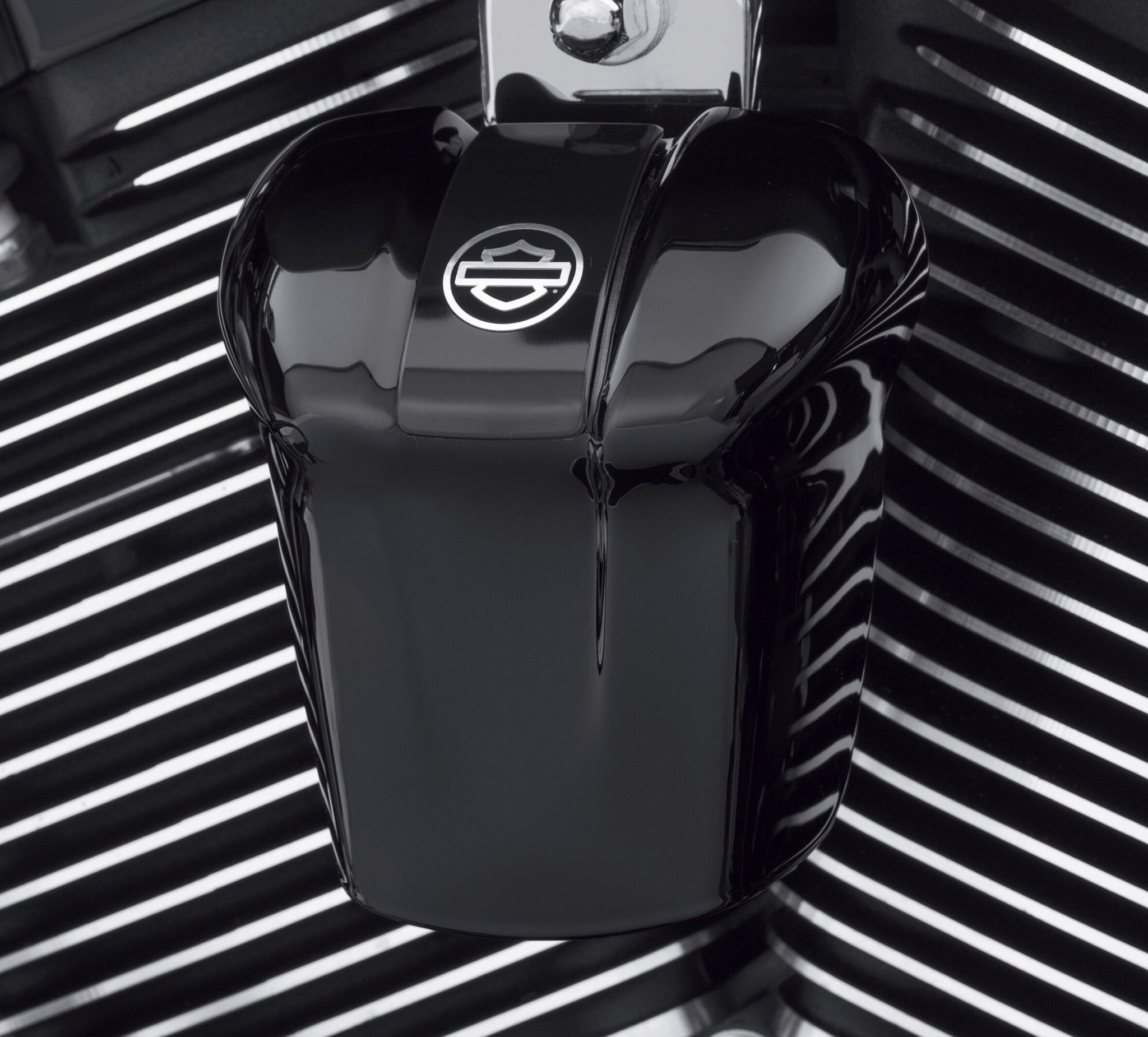 Waterfall Style Horn Cover - Gloss Black