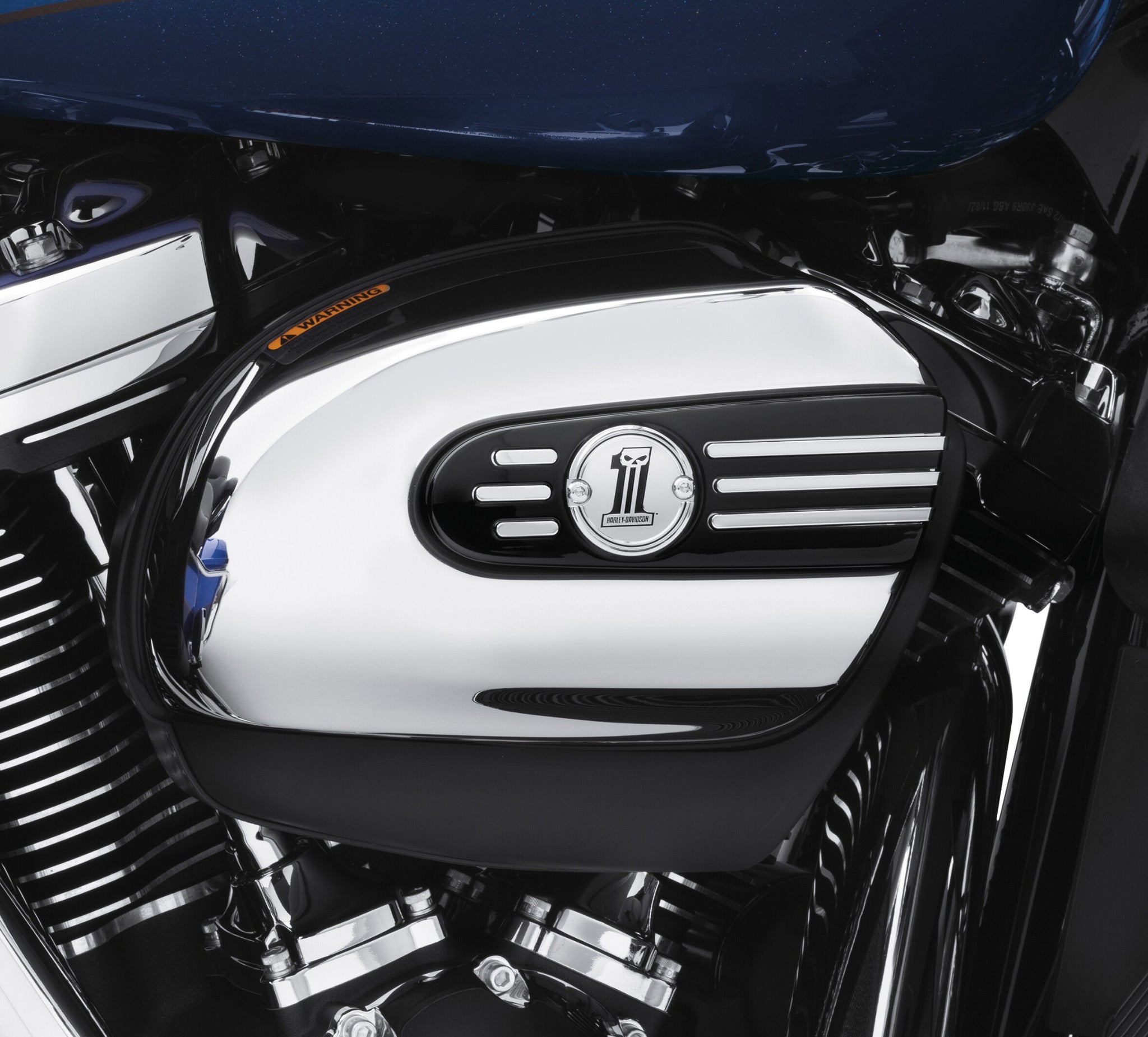 Number One Skull Air Cleaner Trim