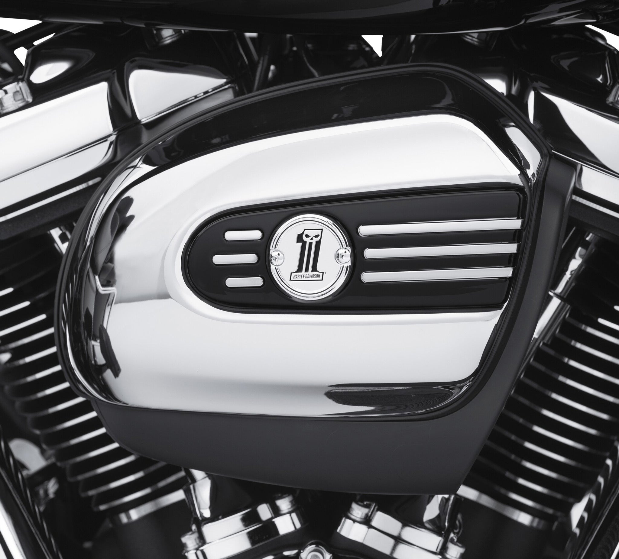 Number One Skull Air Cleaner Trim
