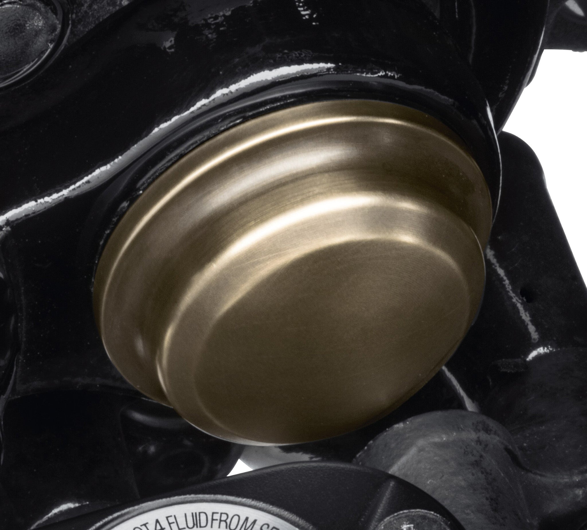 Brass Swingarm Pivot Bolt Cover