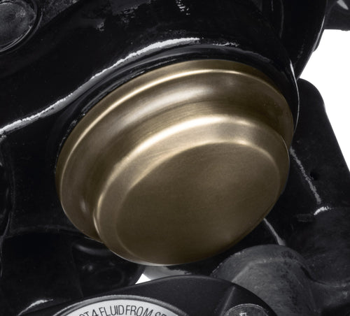 Brass Swingarm Pivot Bolt Cover