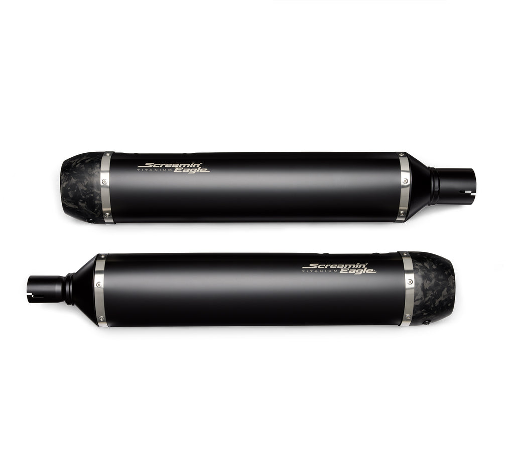 Screamin' Eagle Extreme Flow Titanium Slip-On Mufflers