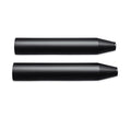 Satin Black Muffler Shields - Long