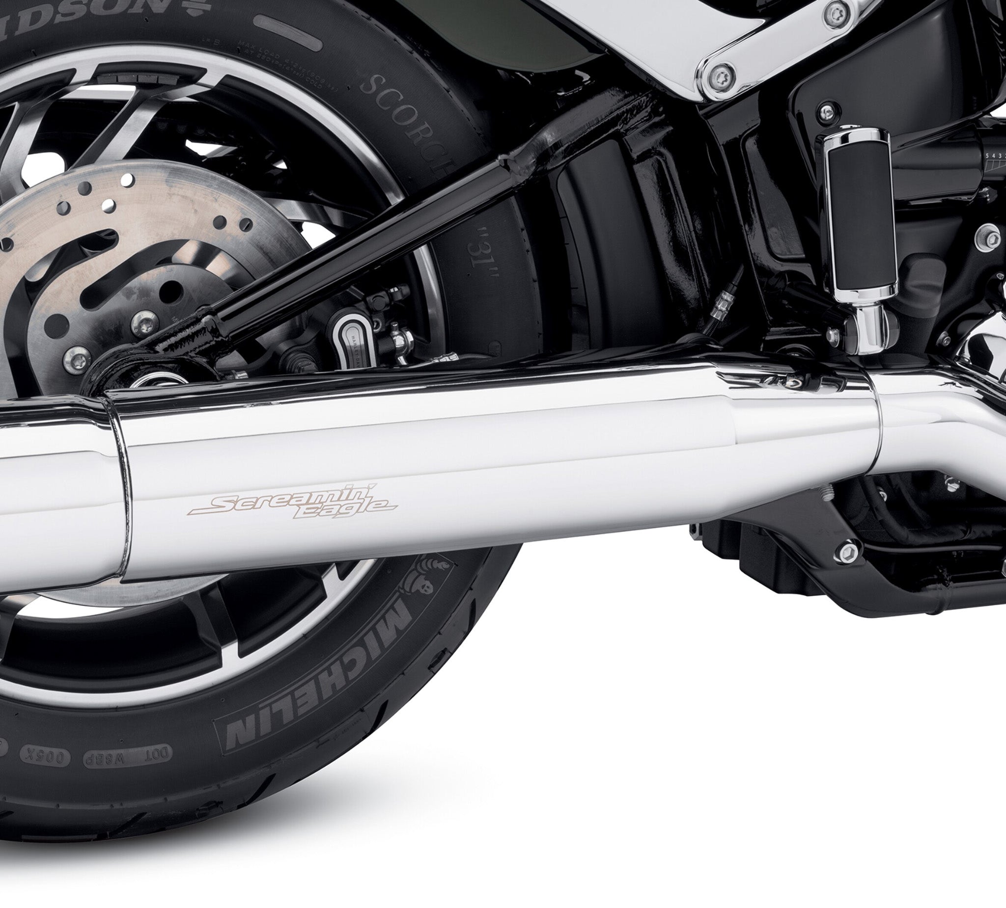 Chrome Muffler Shield
