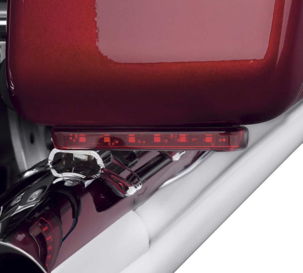 Electra Glo™ Stealth Auxiliary LED Run/Brake/Turn Lamp - Red Lens
