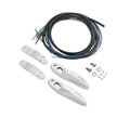 Rear Turn Signal/License Plate Relocation Kit - Chrome
