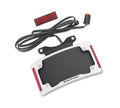 Curved License Plate Frame with LED Lighting
