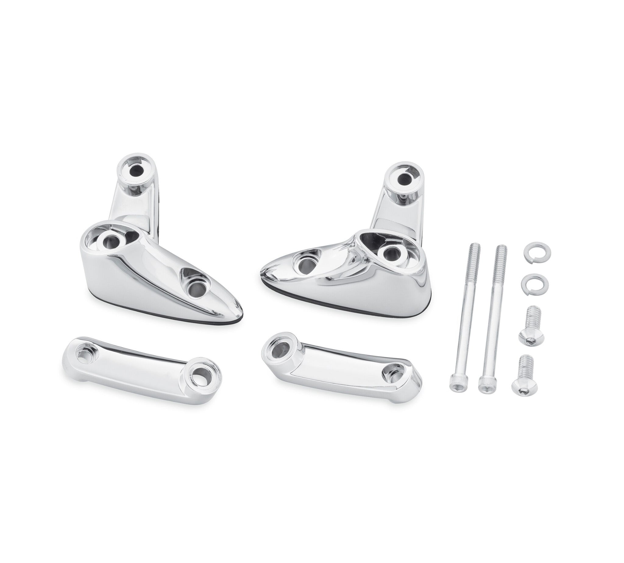 Road Glide LED Fog Lamp Mount Kit - Chrome