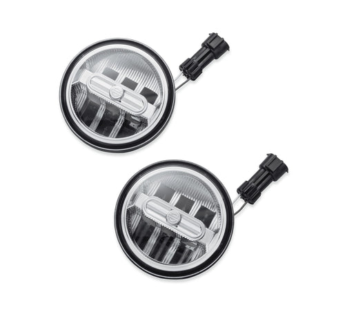 4 in. Daymaker Signature Reflector LED Auxiliary Lamps - Chrome