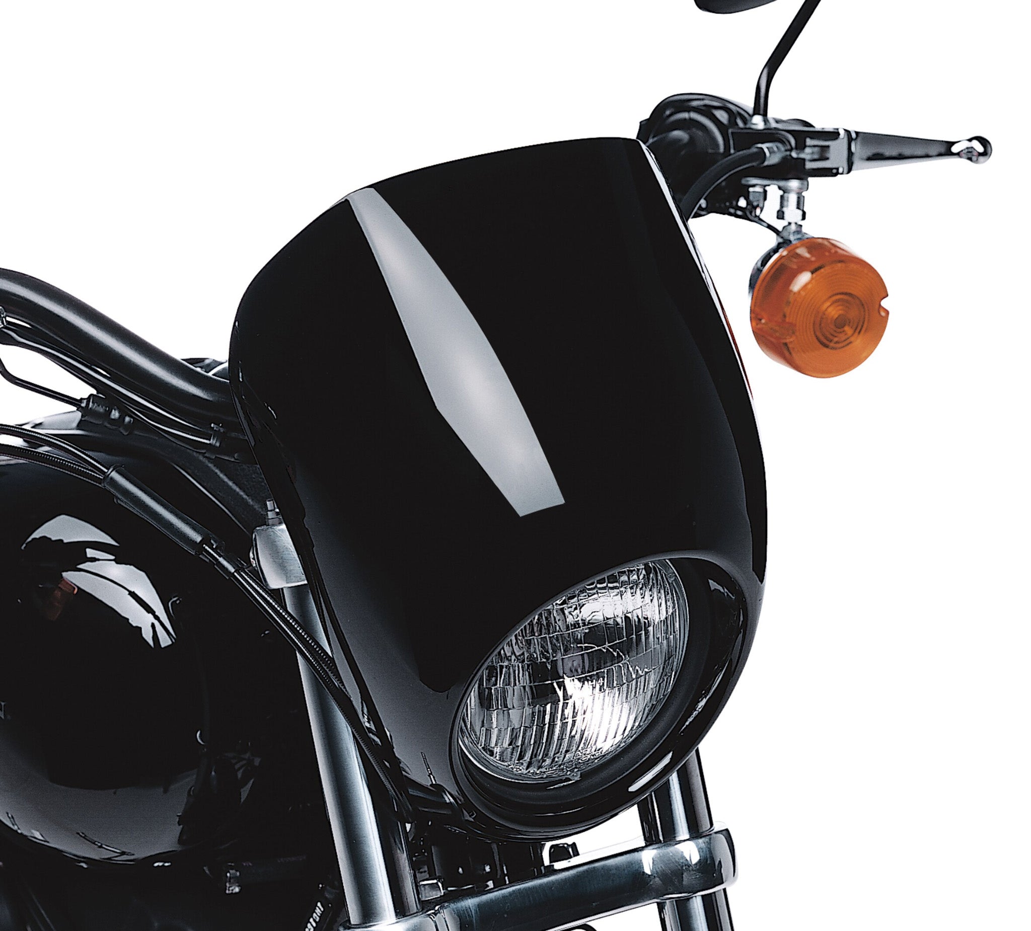 Vivid Black Headlamp Visor