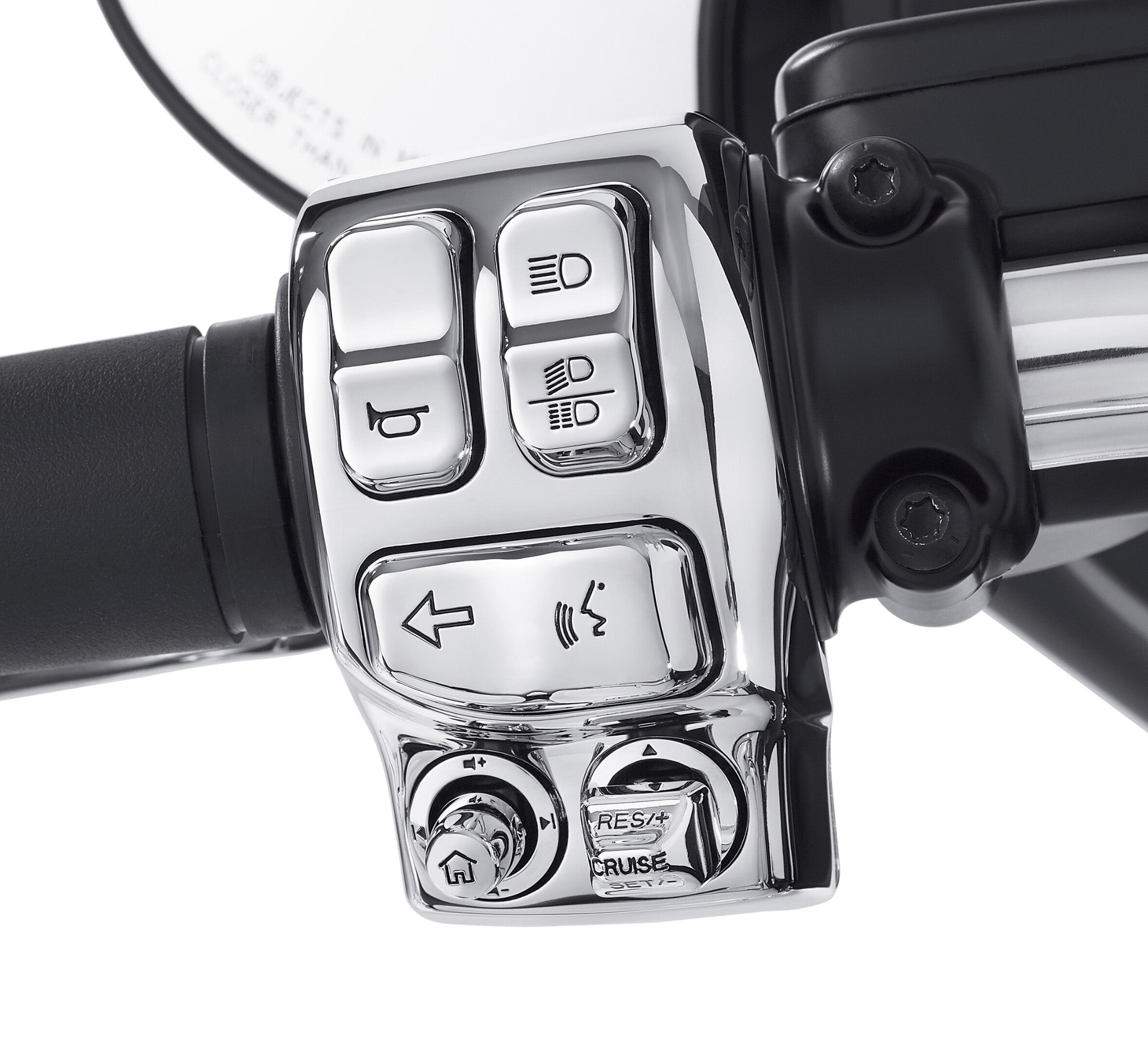 Chrome Switch Cap Kit
