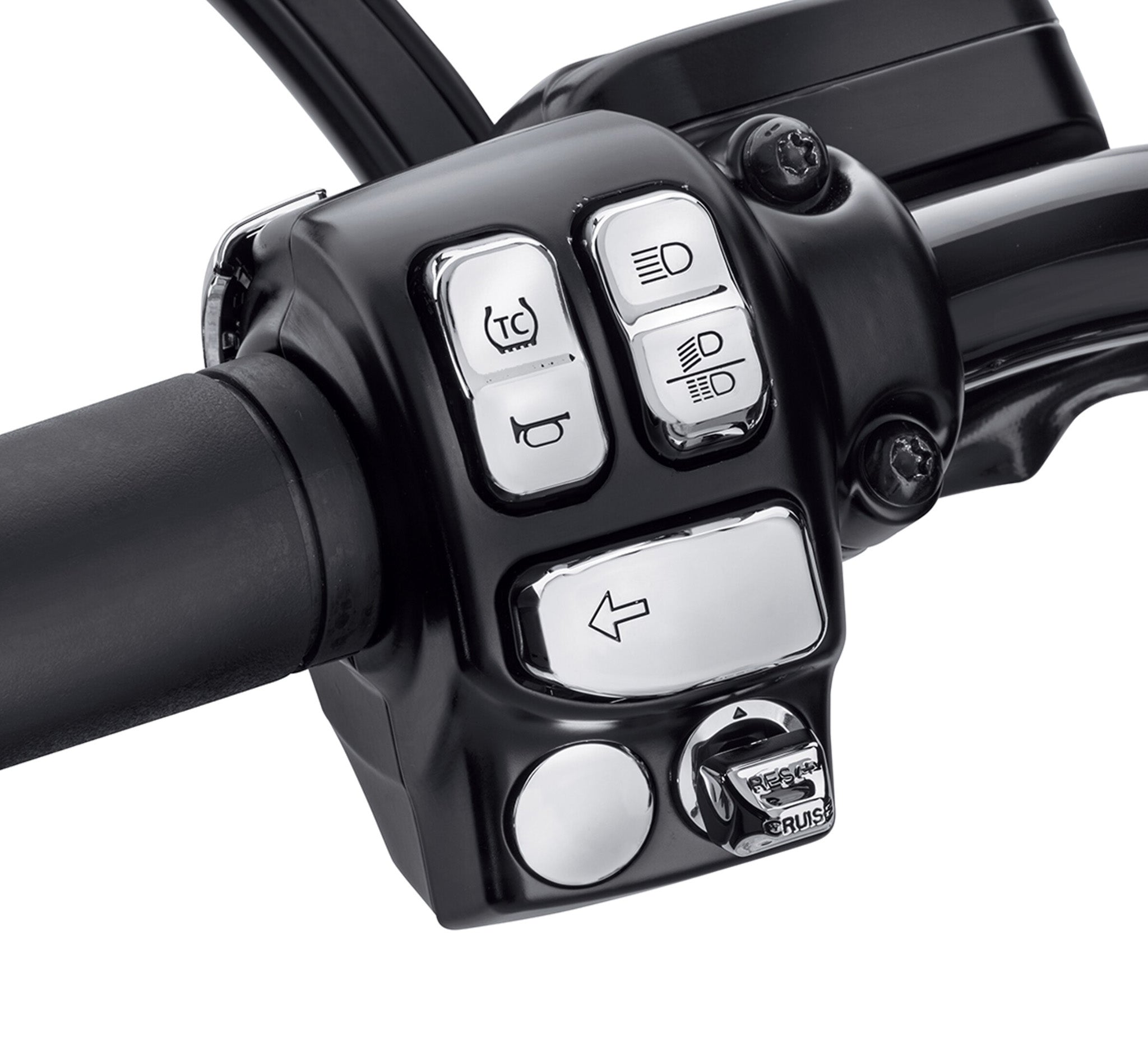 Chrome Switch Cap Kit