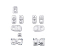 Chrome Switch Cap Kit