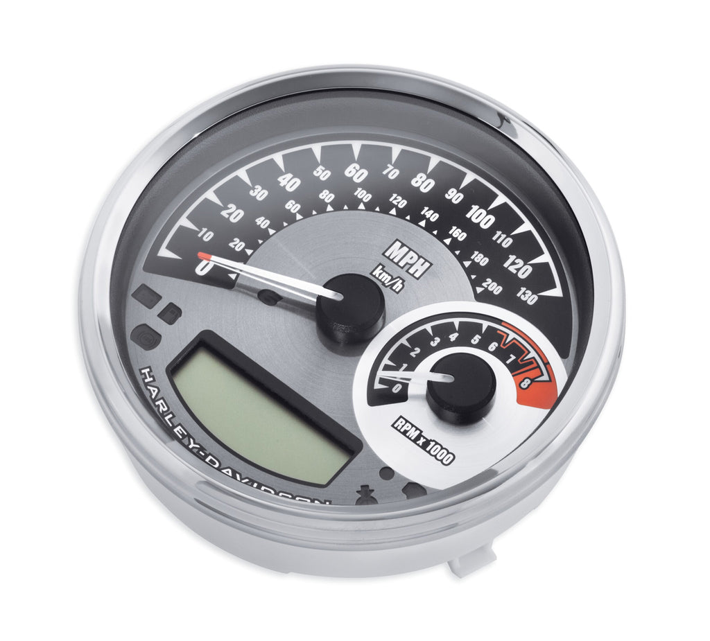 Black Dial Analog Speedometer/Tachometer