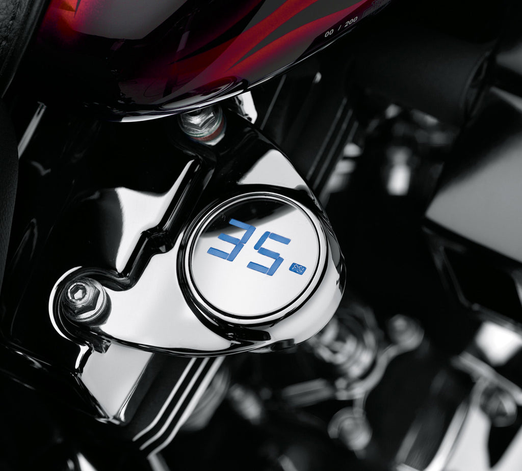 Chrome Digital Oil Pressure Gauge