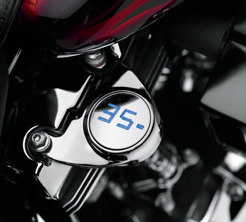Chrome Digital Oil Pressure Gauge