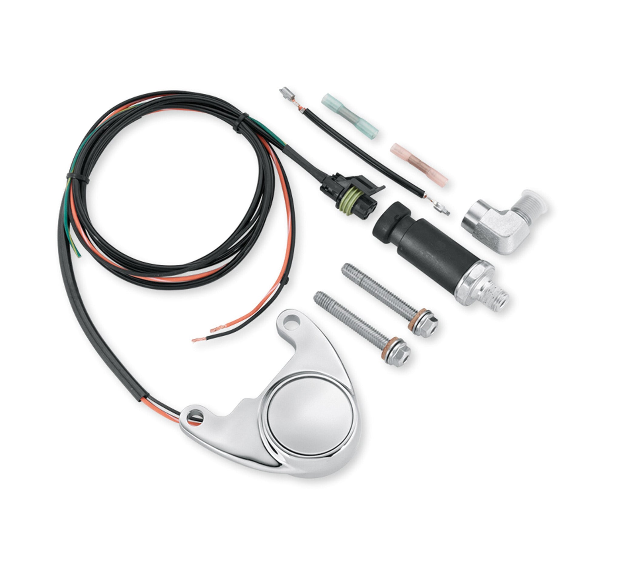 Chrome Digital Oil Pressure Gauge