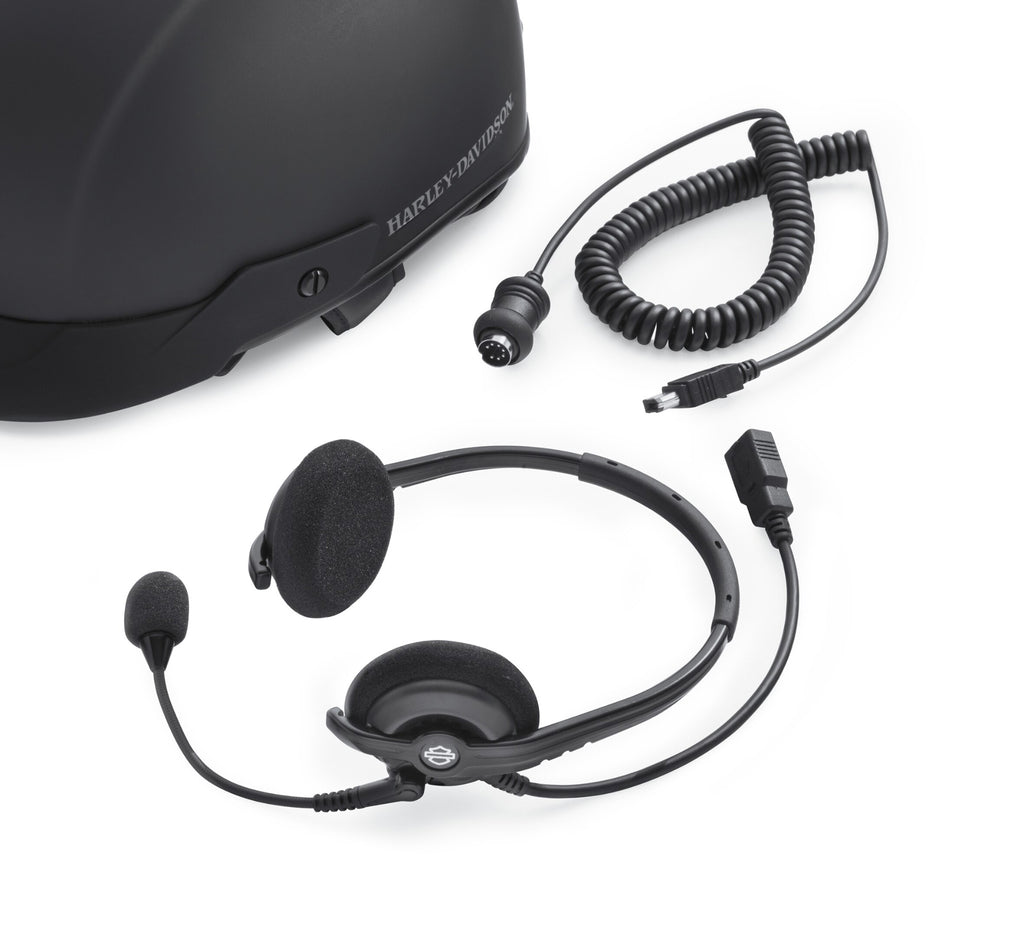 Boom! Audio Premium Half Helmet Music & Communications Headset