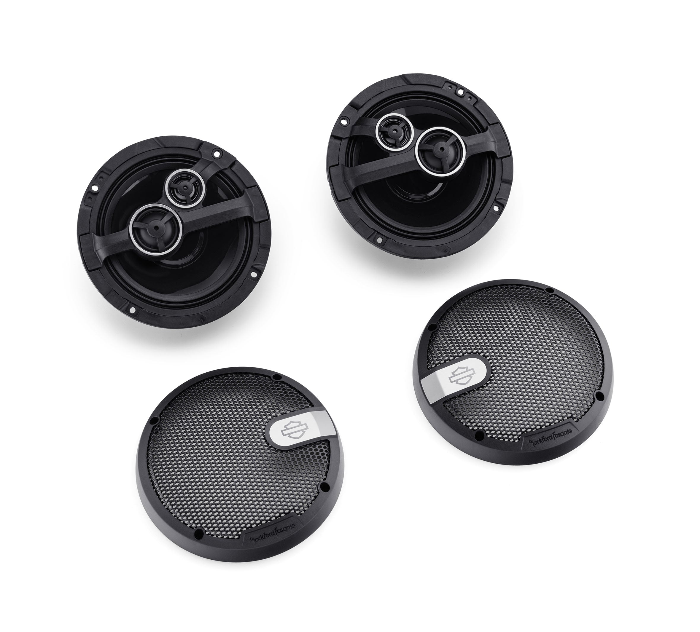 Harley-Davidson Audio powered by Rockford Fosgate - Stage II Tour-Pak / Air-Cooled Lower Speakers