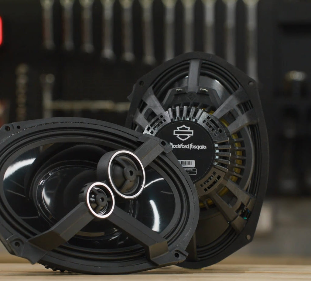 Harley-Davidson® Audio powered by Rockford Fosgate®   Stage III Saddlebag Speakers
