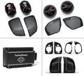 Harley-Davidson Audio Powered By Rockford Fosgate Stage III 4-Speaker Kit – With Saddlebag Lid Cut-In System