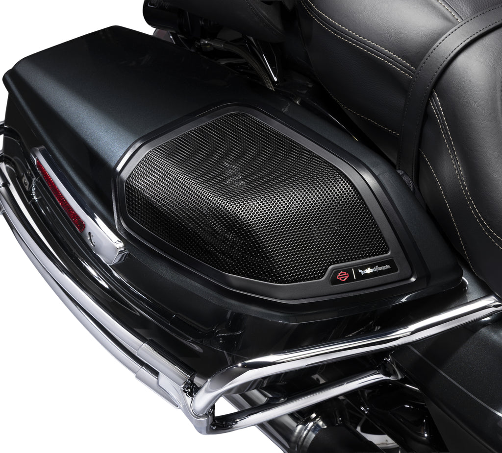 Harley-Davidson Audio Powered By Rockford Fosgate Stage III Saddlebag Speakers with Lid Cut-In System
