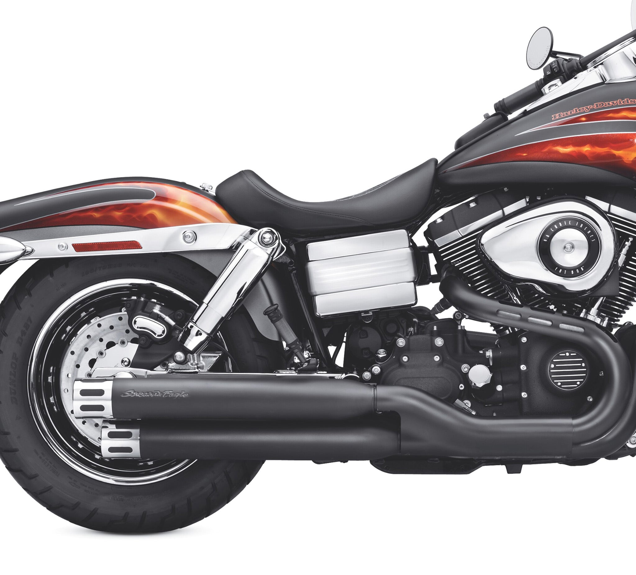 Screamin' Eagle Street Performance Staggered Dual Mufflers