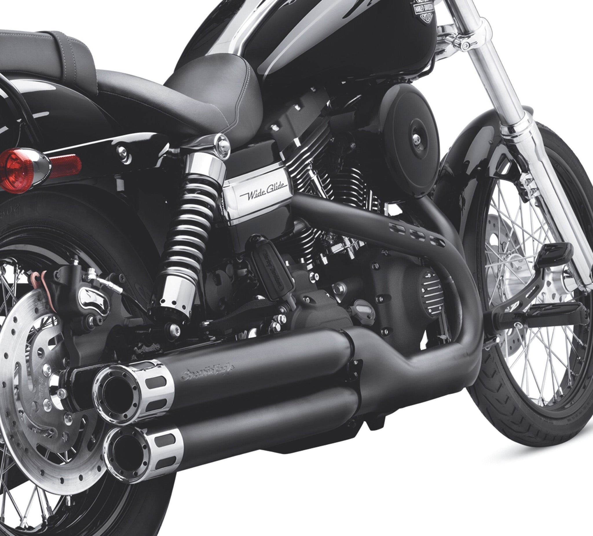 Screamin' Eagle Street Performance Staggered Dual Mufflers