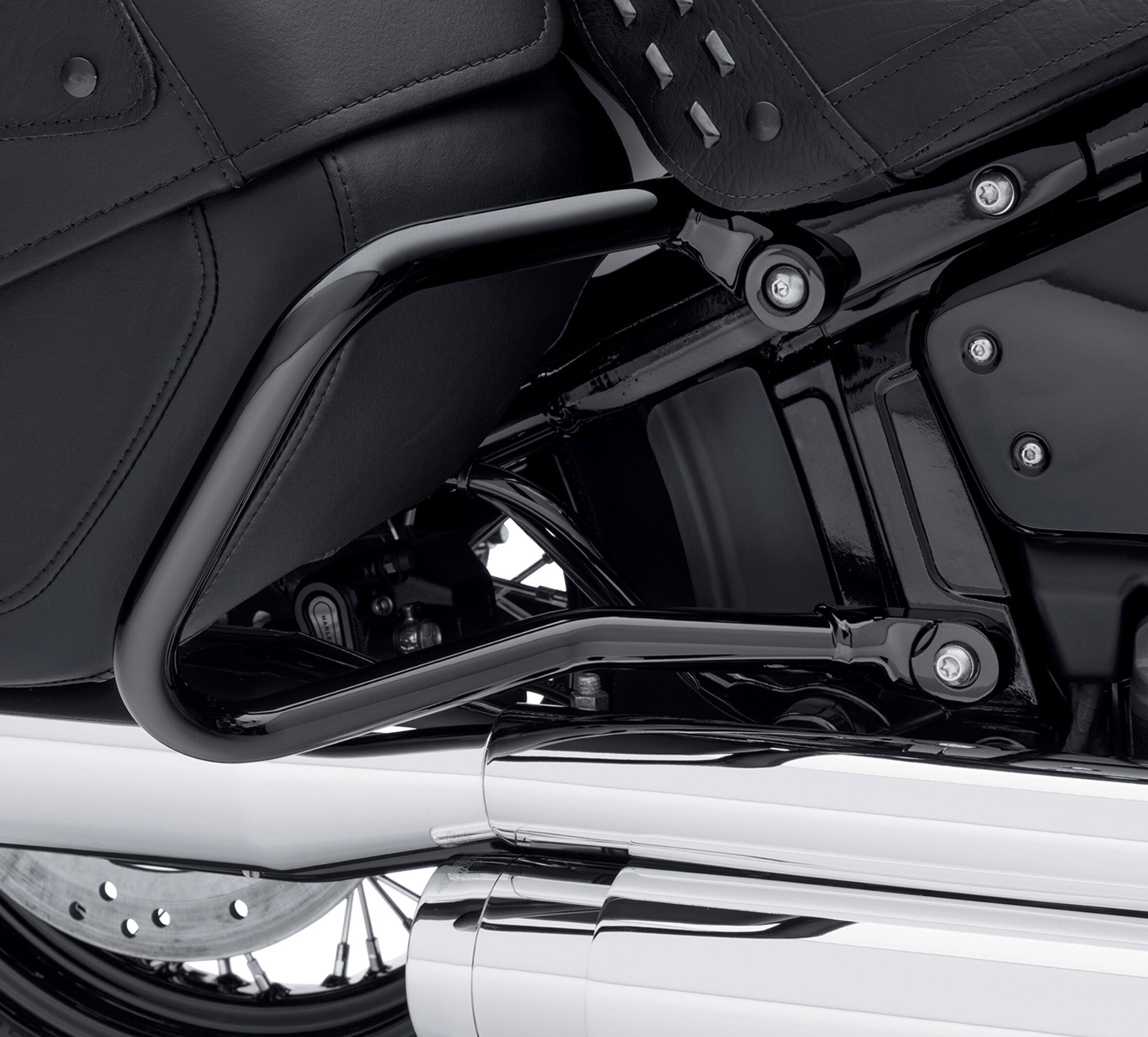 Black Saddlebag Guards