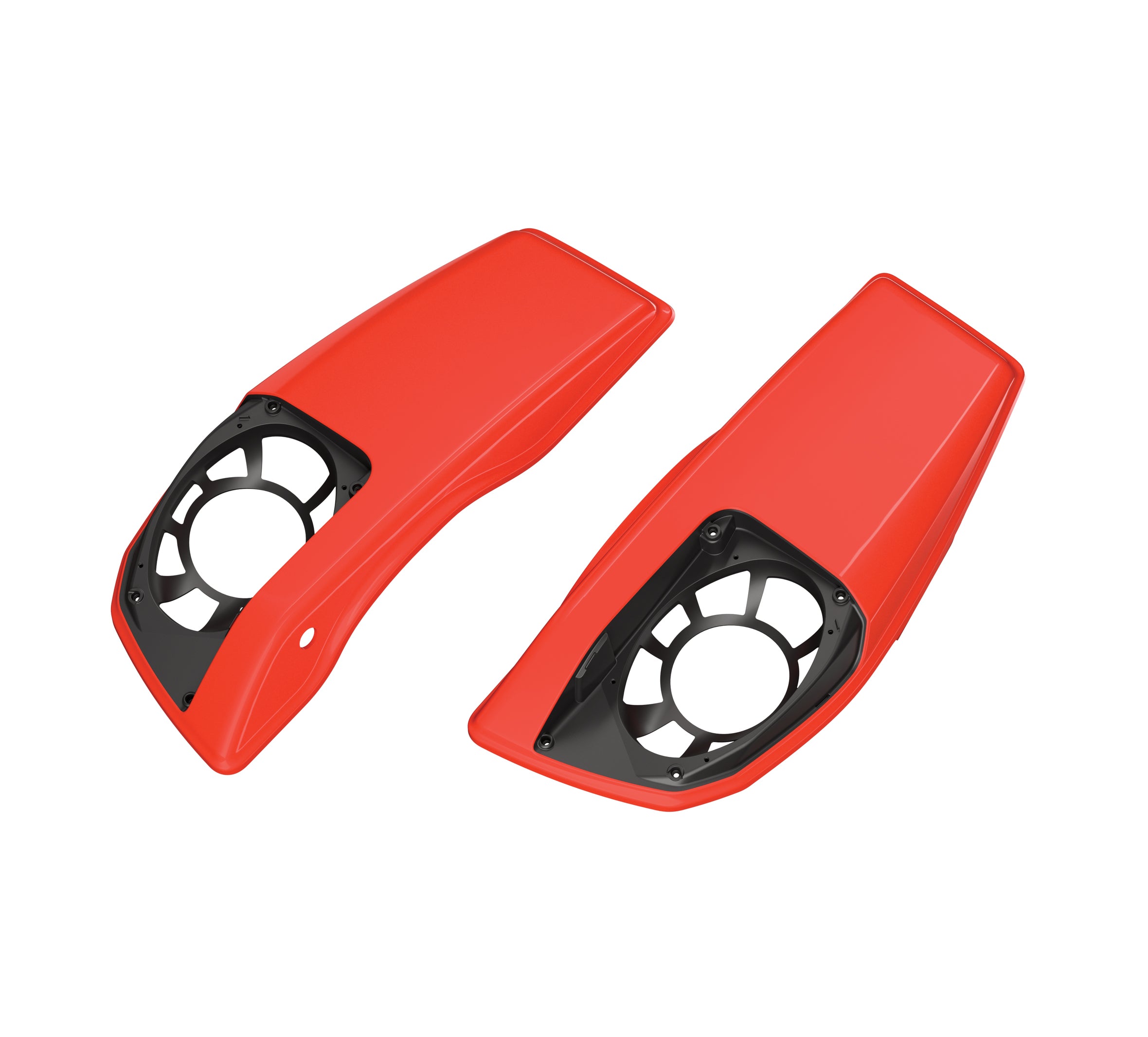 Saddlebag Speaker Lids - Blood Orange