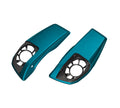 Saddlebag Speaker Lids - Teal Thunder