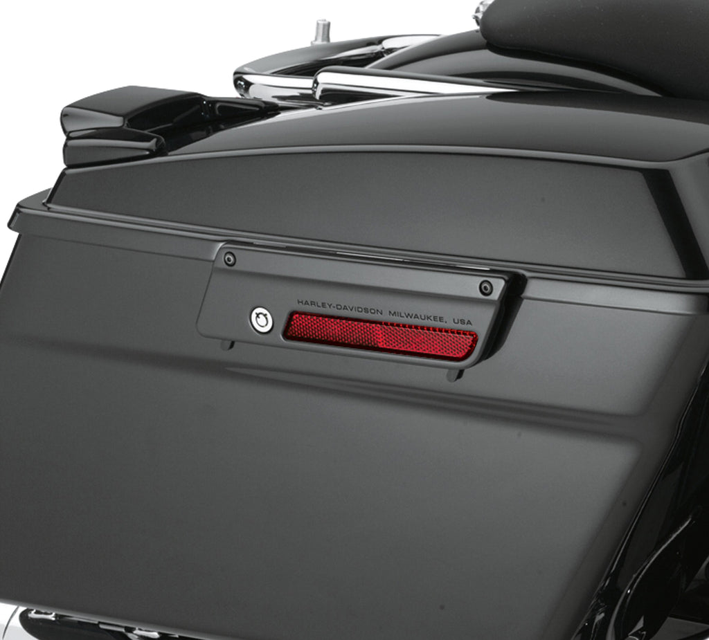 Color-Matched Saddlebag Latch Plate - Left Side