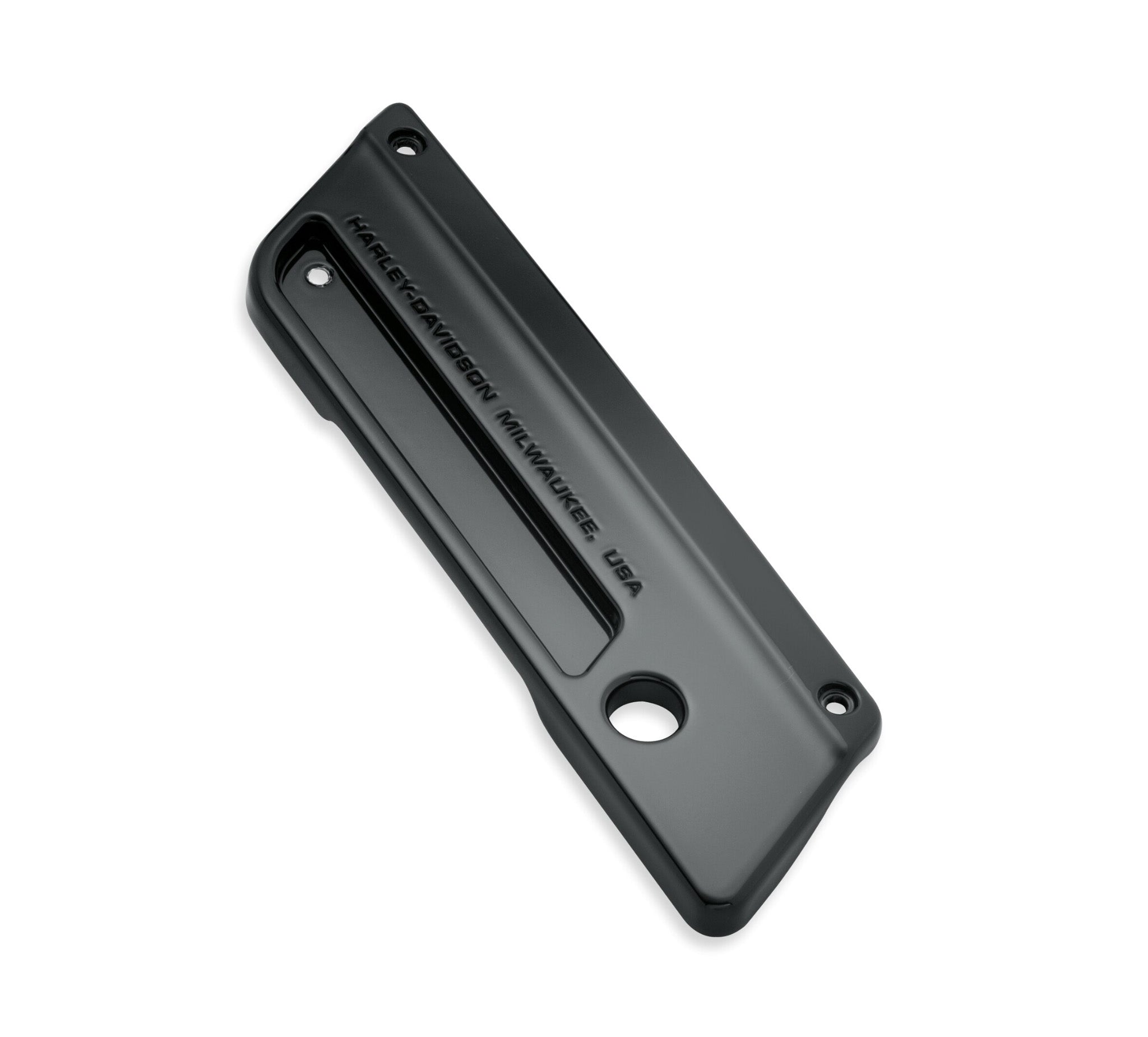Color-Matched Saddlebag Latch Plate - Left Side