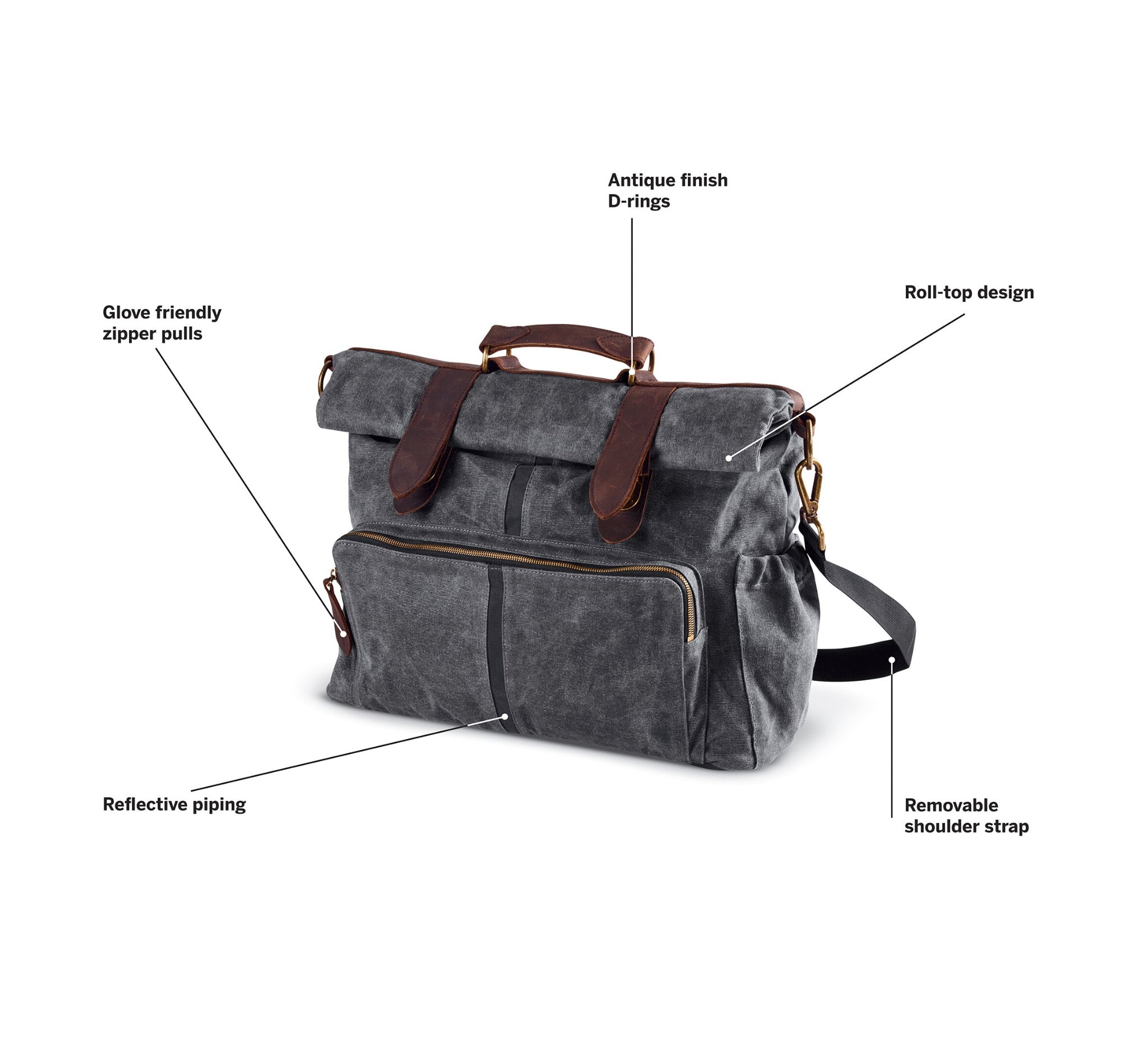 Waxed Canvas Messenger Bag