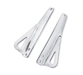 Chrome Tie-Down Brackets