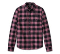 Women's Rustic Long Sleeve Flannel Shirt