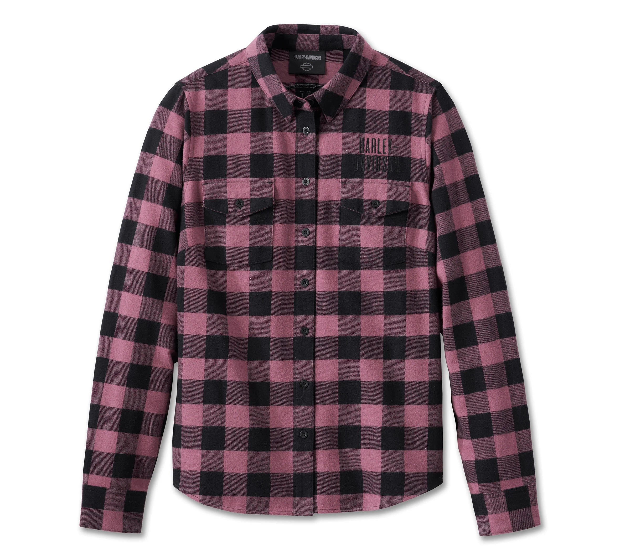 Women's Rustic Long Sleeve Flannel Shirt
