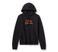 Women's Essential Bling Pullover Hoodie - Harley Black