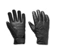 Men's Willie G Skull Graphic Leather Riding Gloves