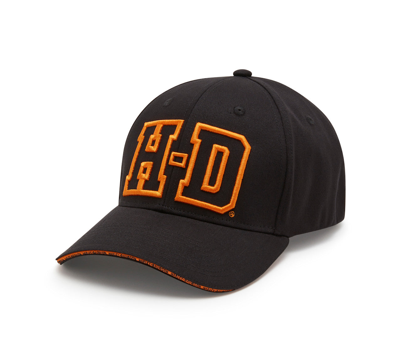 Softail Stretch Fit Baseball Hat - Harley Black