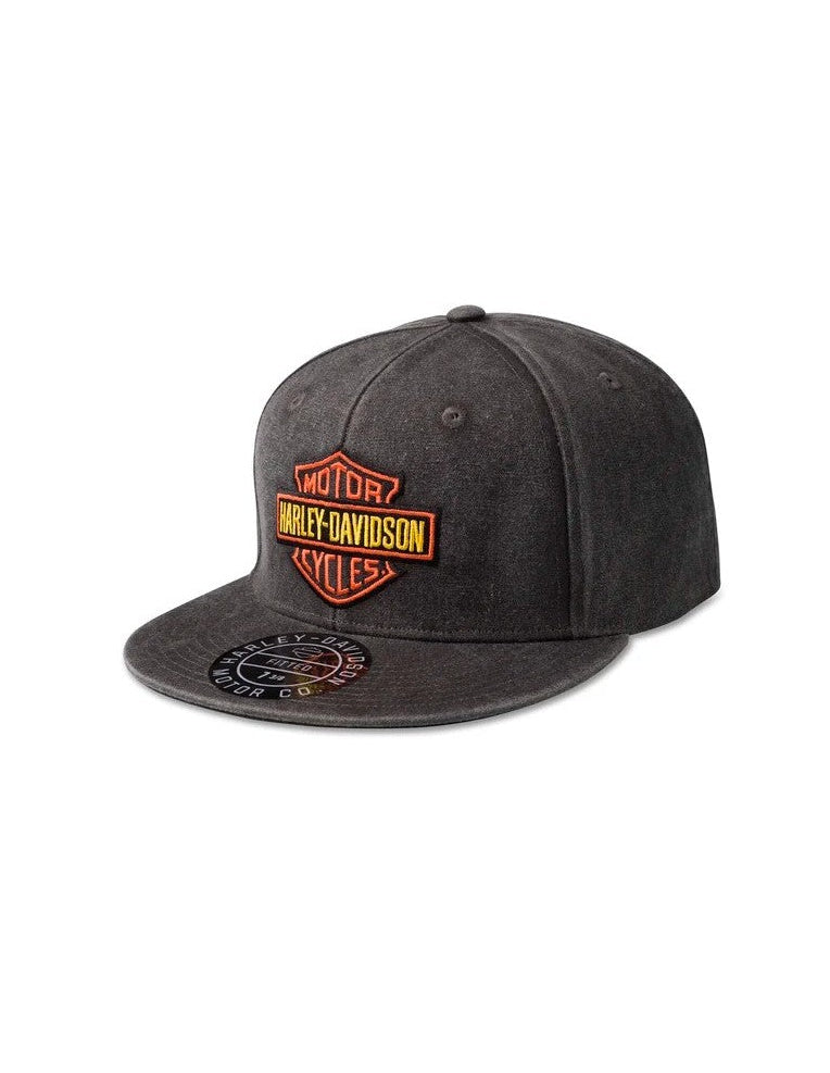 Bar & Shield Washed Fitted Cap