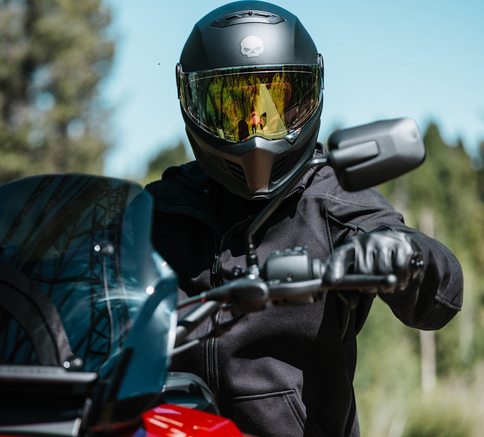 Division X15 Full Face Skull Graphic Helmet