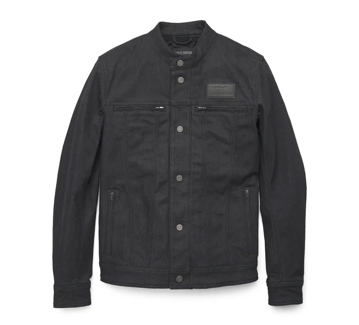 Men’s Chisel Denim Trucker Riding Jacket