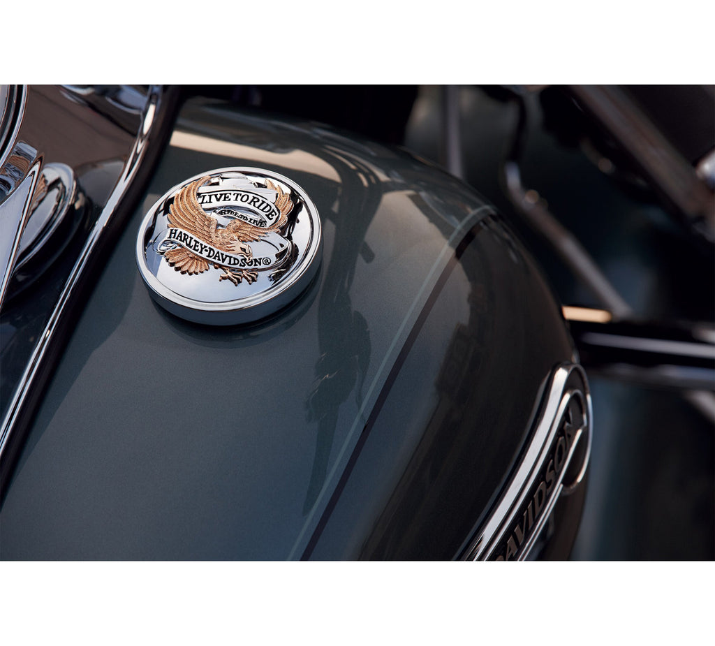 Live To Ride Fuel Cap Medallion