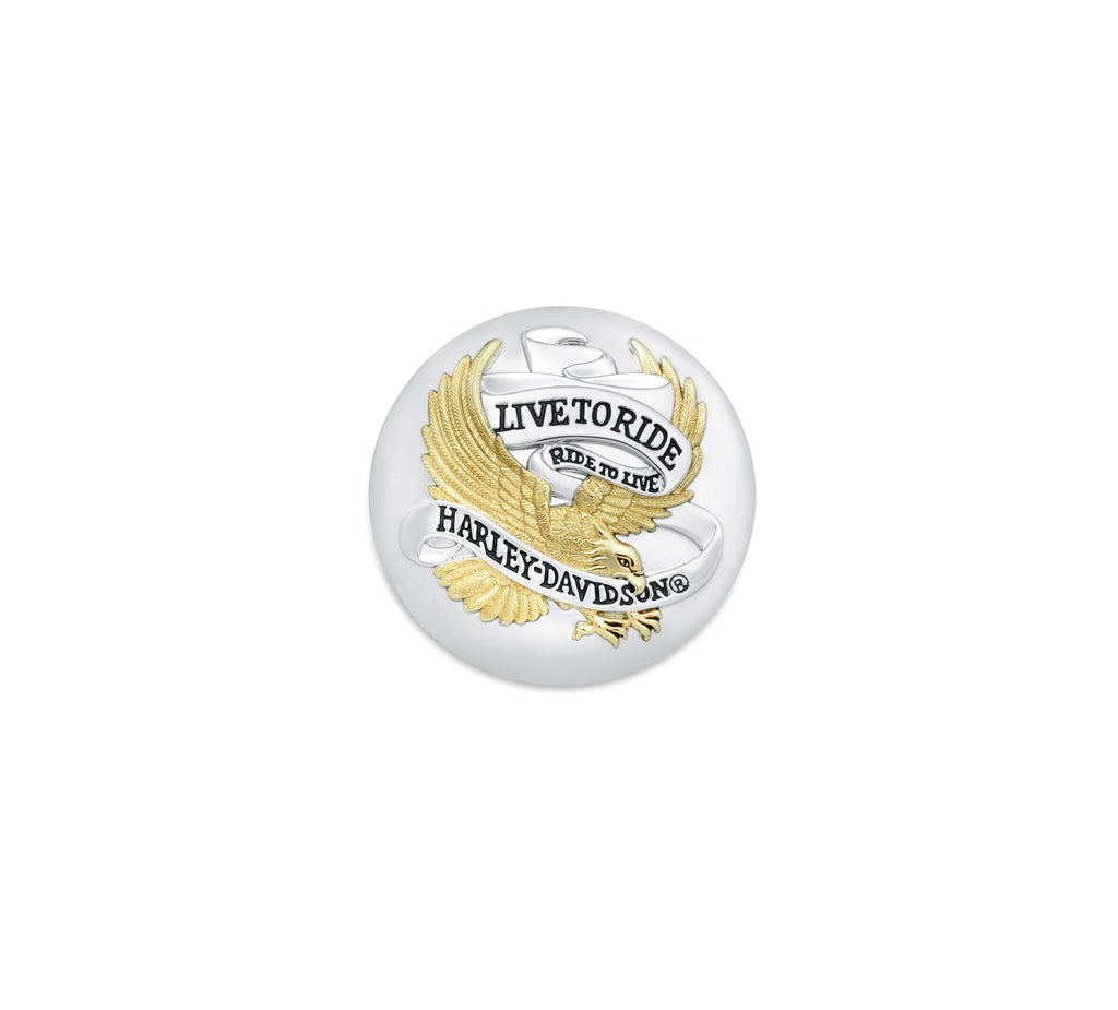 Live To Ride Fuel Cap Medallion