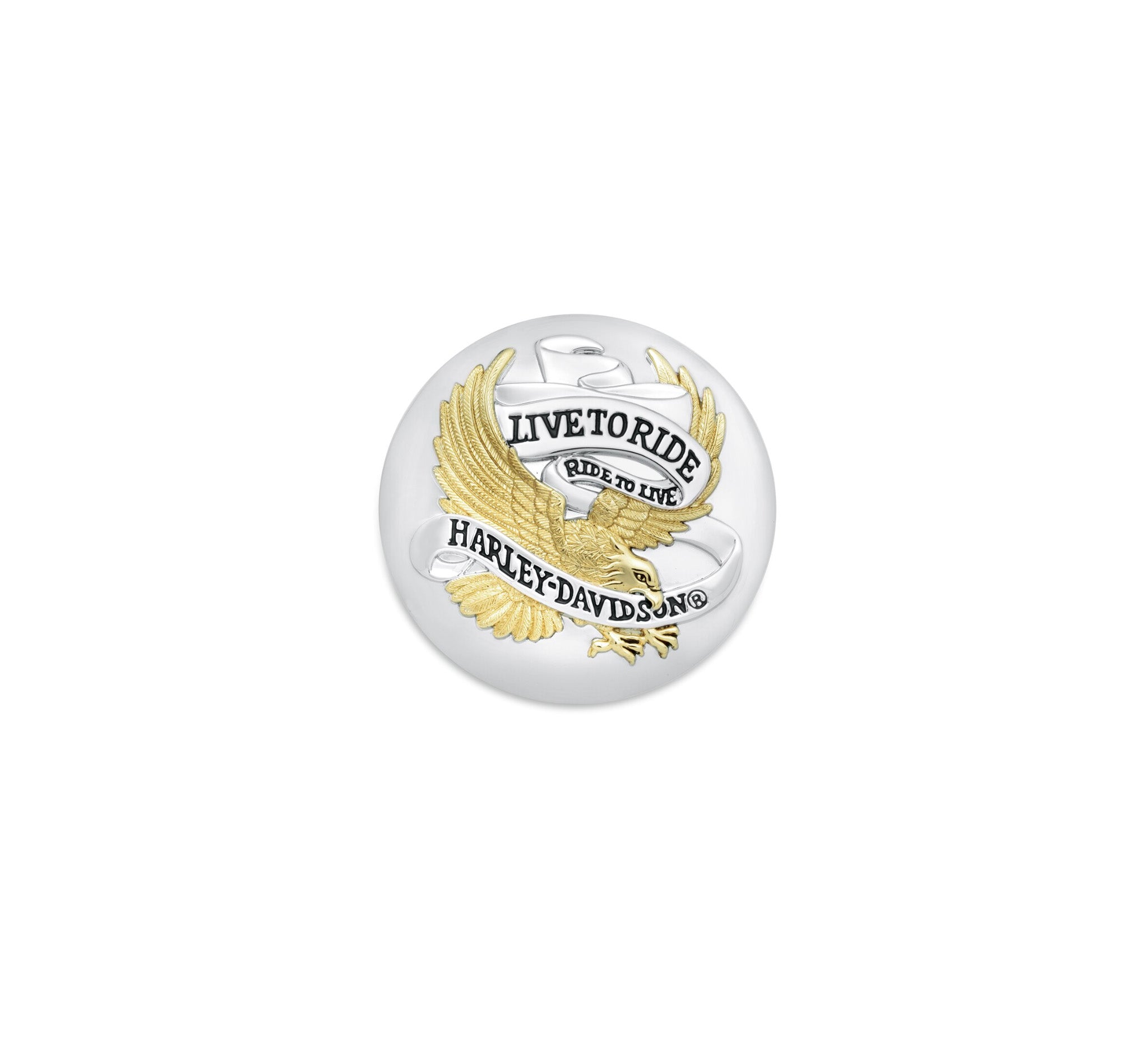 Live To Ride Fuel Cap Medallion